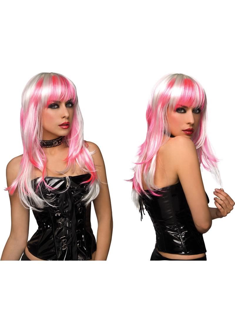 Courtney Wig - Hot Pink/Pink/White