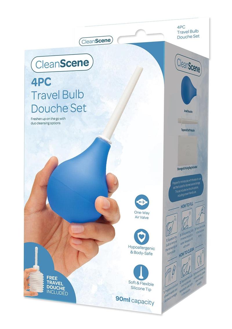 CS 90ml Travel Bulb Douche - Blue