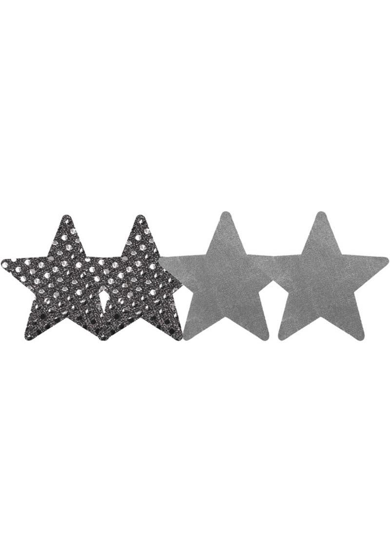 Dark Angel Stars - Silver/White