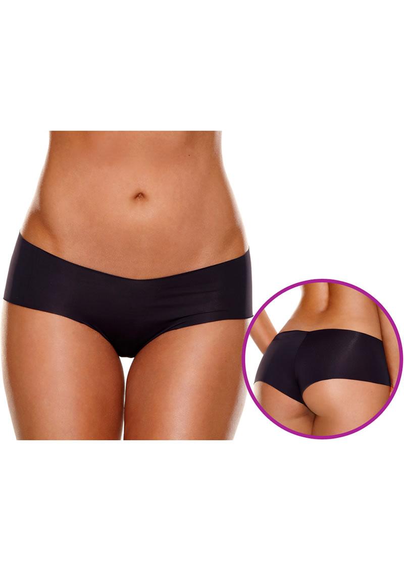 Invisible Bootyshort - Black - Medium/Small