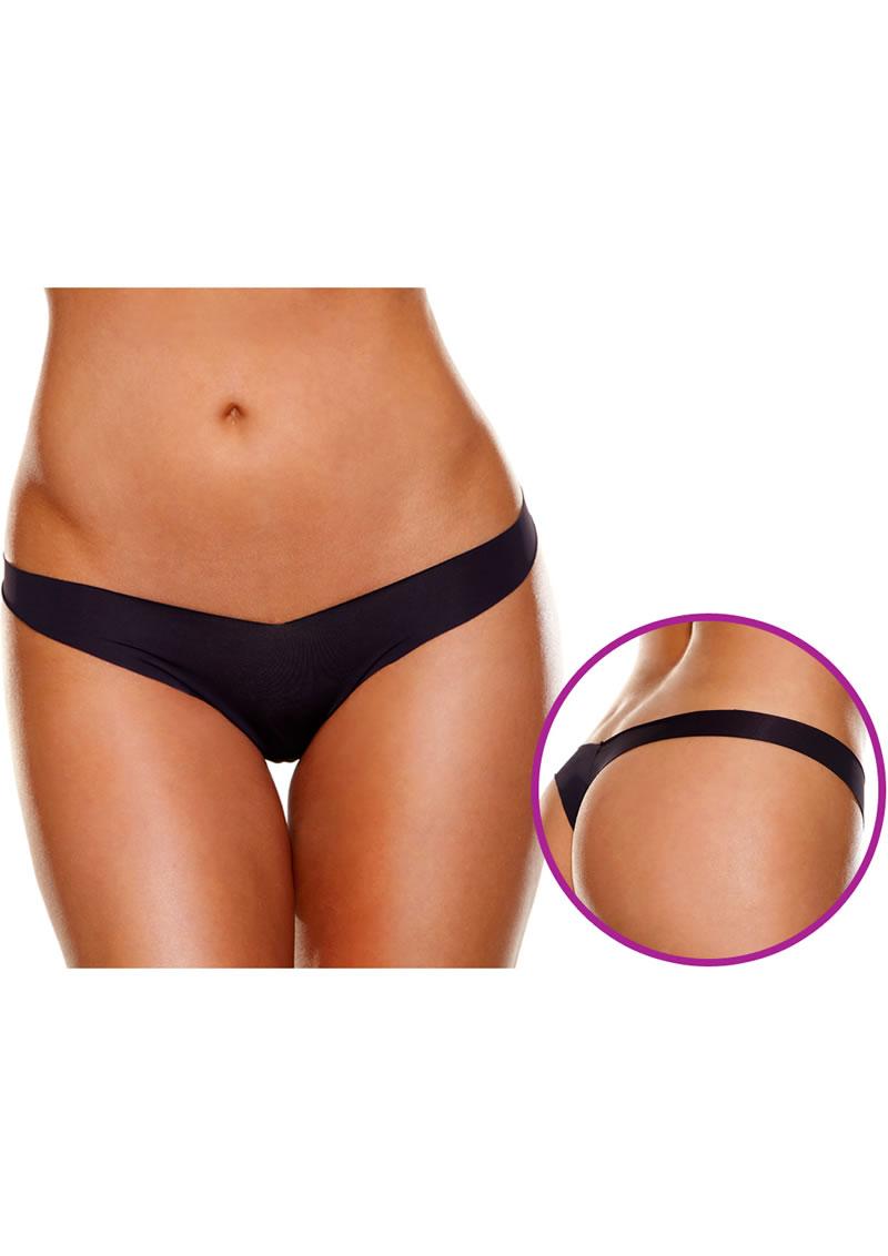 Invisible Thong - Black - Medium/Small